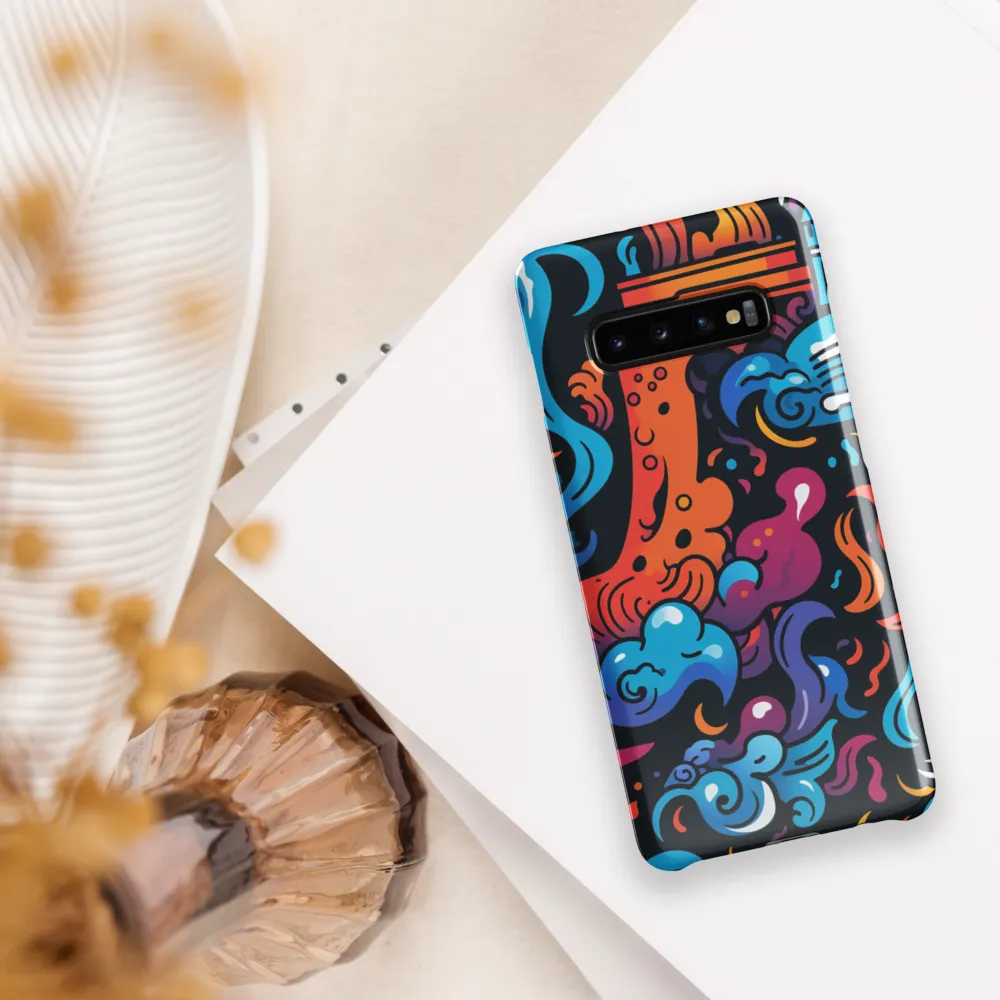 Whirlwind of Color and Light | Phone Case |  S10 Plus | Snap Case | Glossy