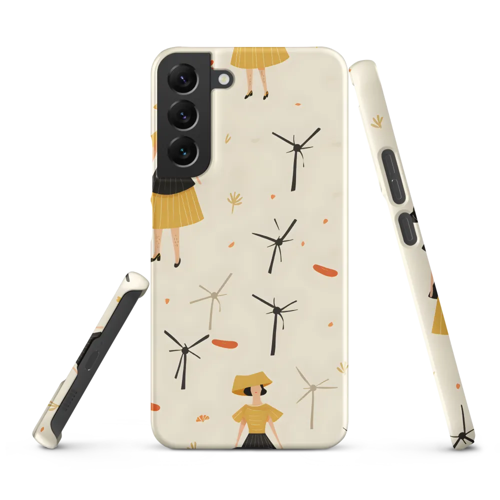 Whimsical Patterns of Nature and Femininity | Phone Case |  S22 Plus | Snap Case | Matte