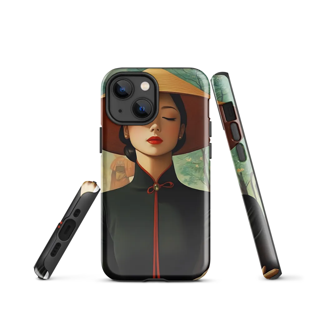 Elegance in Tranquility | Phone Case |  13 mini | Tough Case | Glossy