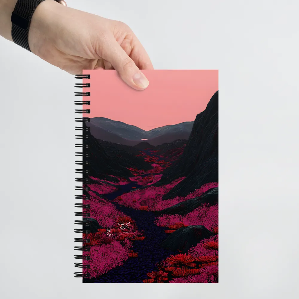 Whispers of the Blooming Valley | Spiral Notebook