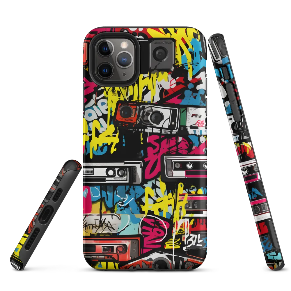 Urban Nostalgia: A Retro Cassette Explosion