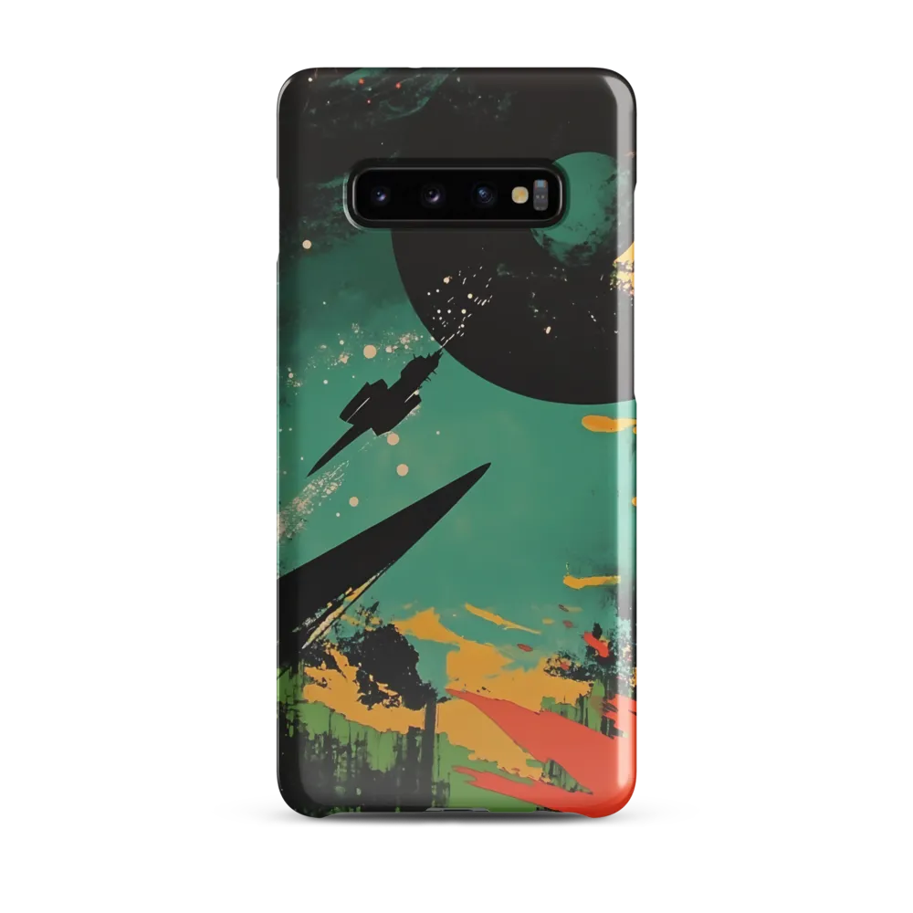 Journey Through the Cosmic Canvas | Phone Case |  S10 Plus | Snap Case | Glossy