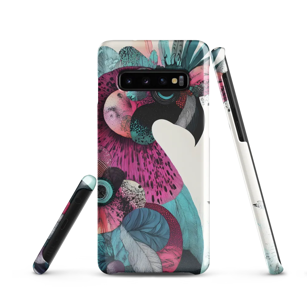 Vibrant Flamingo | Phone Case |  S10 | Snap Case | Glossy