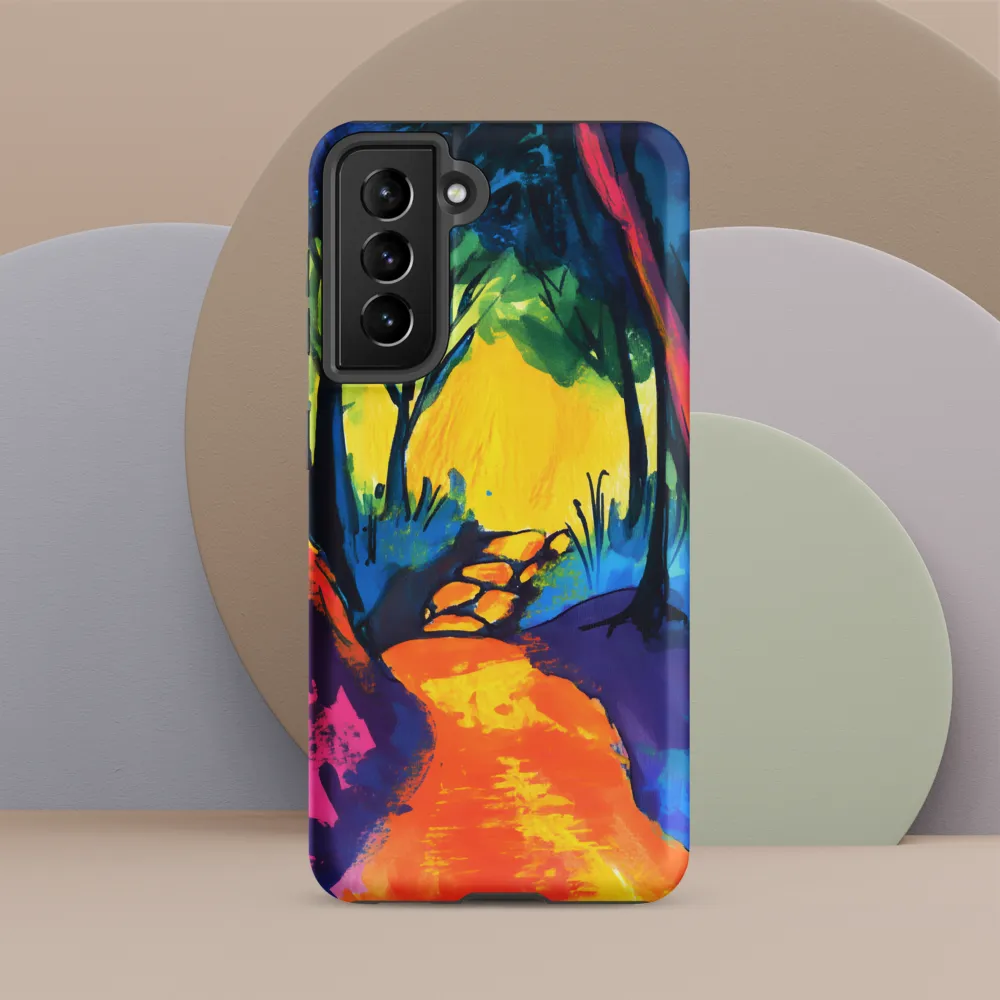 Path Through a Vibrant Forest