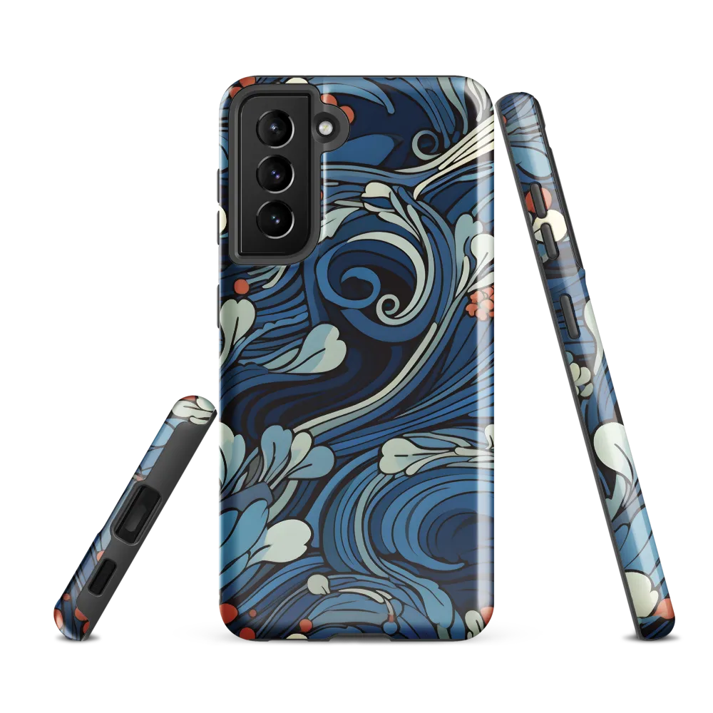Nature's Elegance: An Oceanic Tapestry | Phone Case |  S21 FE | Tough Case | Glossy