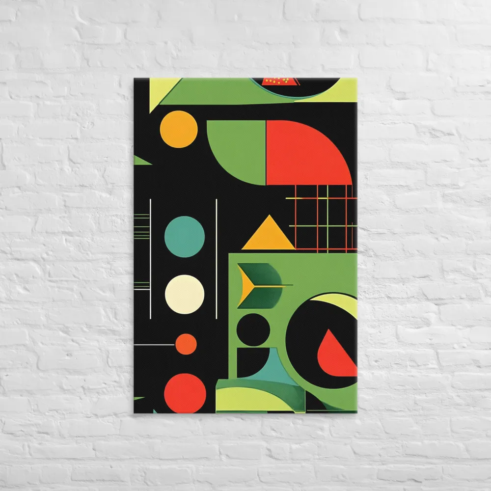 Geometric Harmony | Canvas | 32″×48″