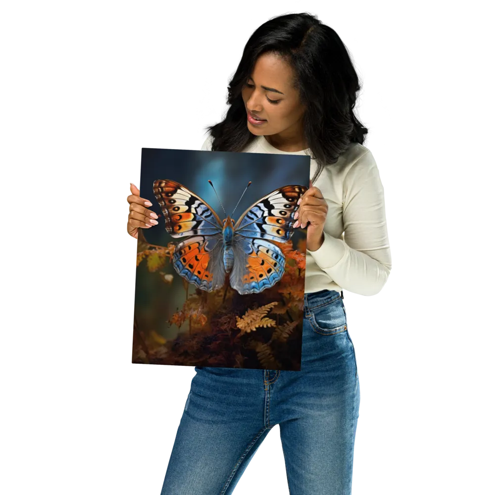 Harmony in Color: The Butterfly | Metal Print | 11″×14″