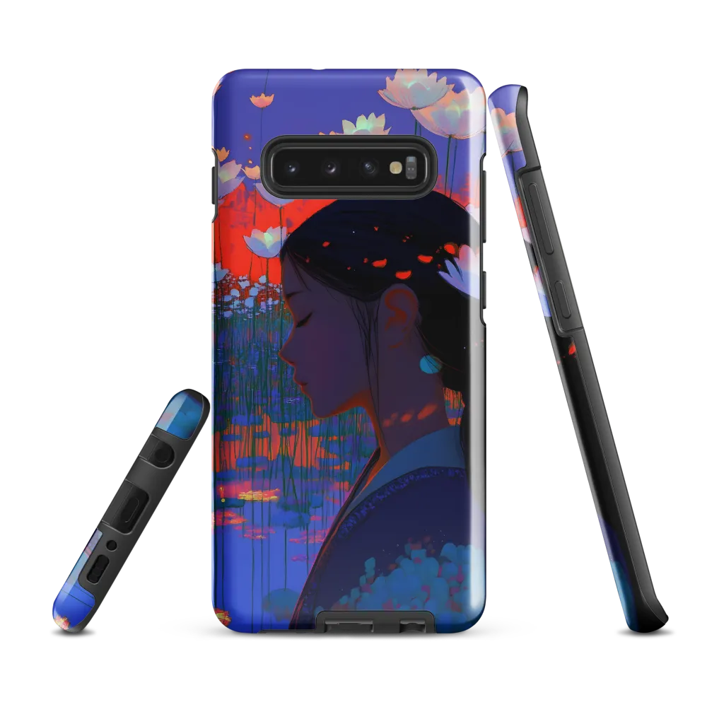 Serenity In Bloom | Phone Case |  S10 Plus | Tough Case | Glossy