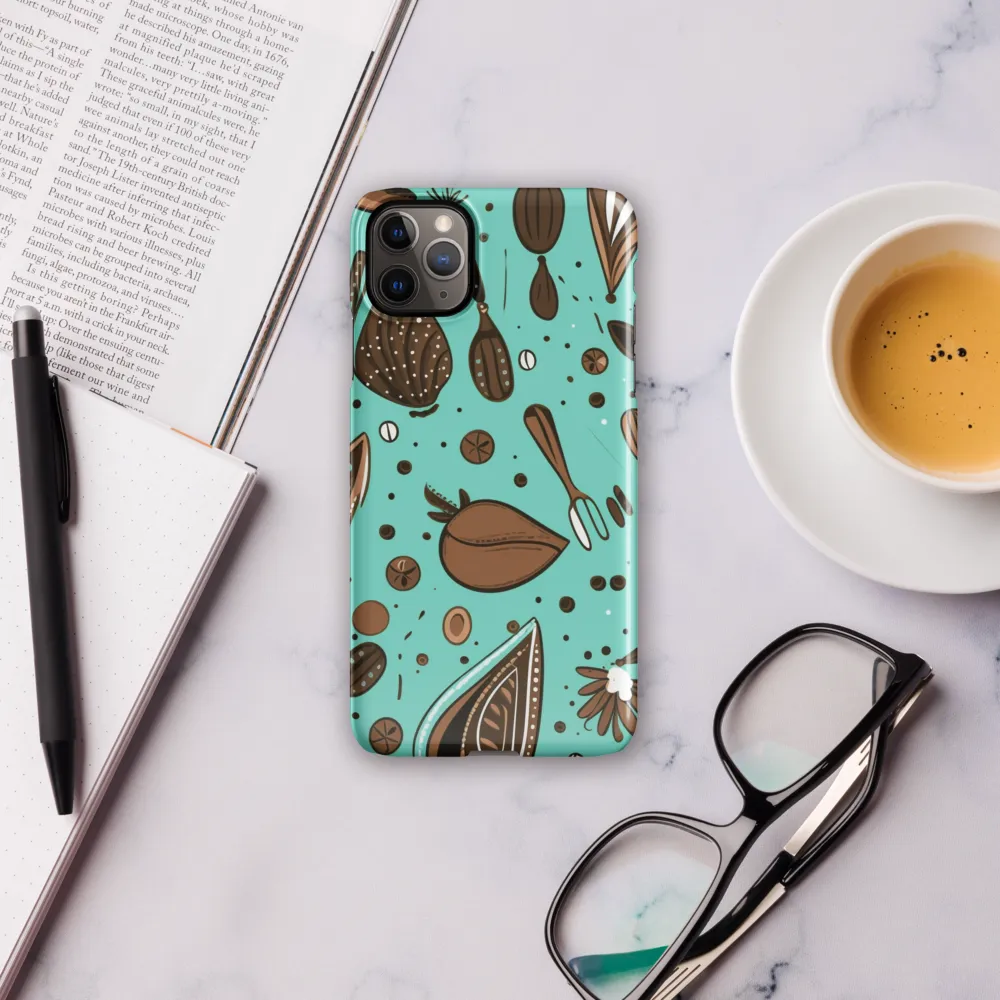 Whimsical Culinary Print | Phone Case |  11 Pro Max | Snap Case | Glossy