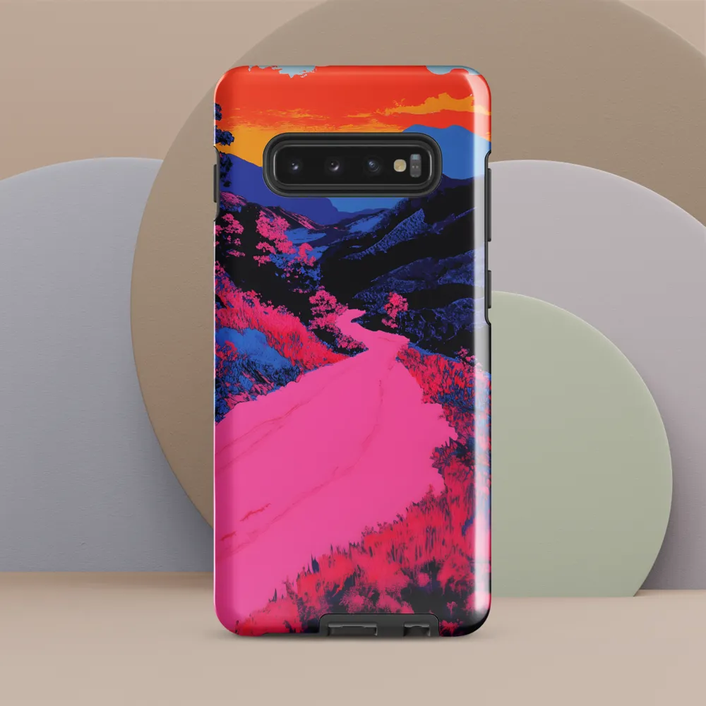 Ethereal Landscape in Vivid Hues | Phone Case |  S10 Plus | Tough Case | Glossy