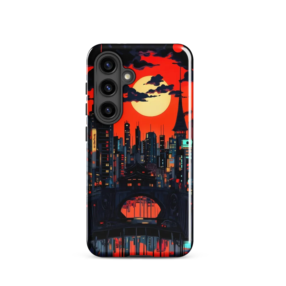 Nightfall in a Neon City