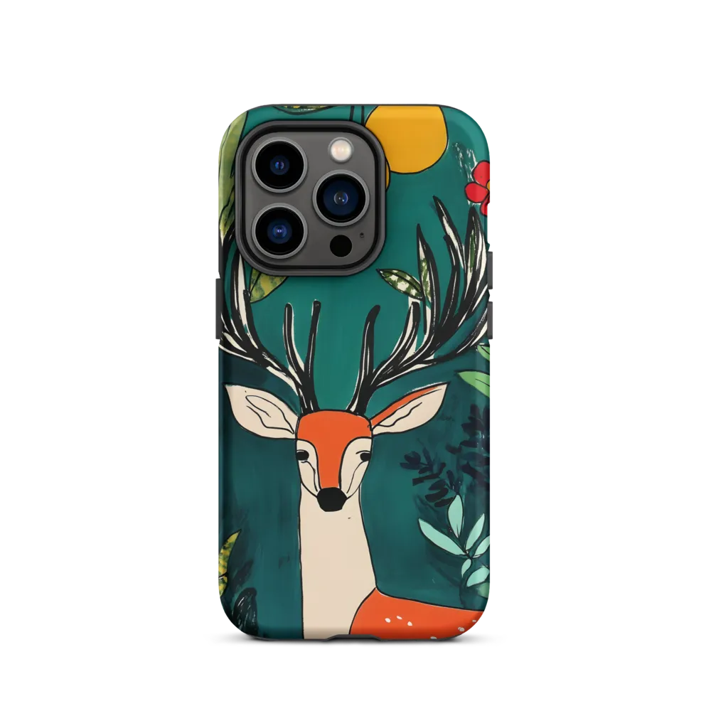 Nature's Embrace: The Majestic Deer | Phone Case |  14 Pro | Tough Case | Matte