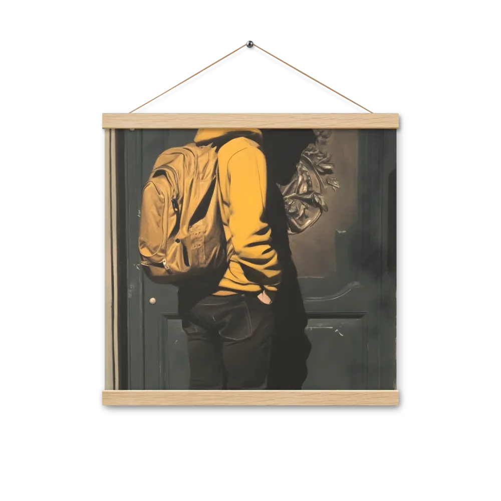 Silent Reflection | Poster With Oak Wood Hanger | 16″×16″