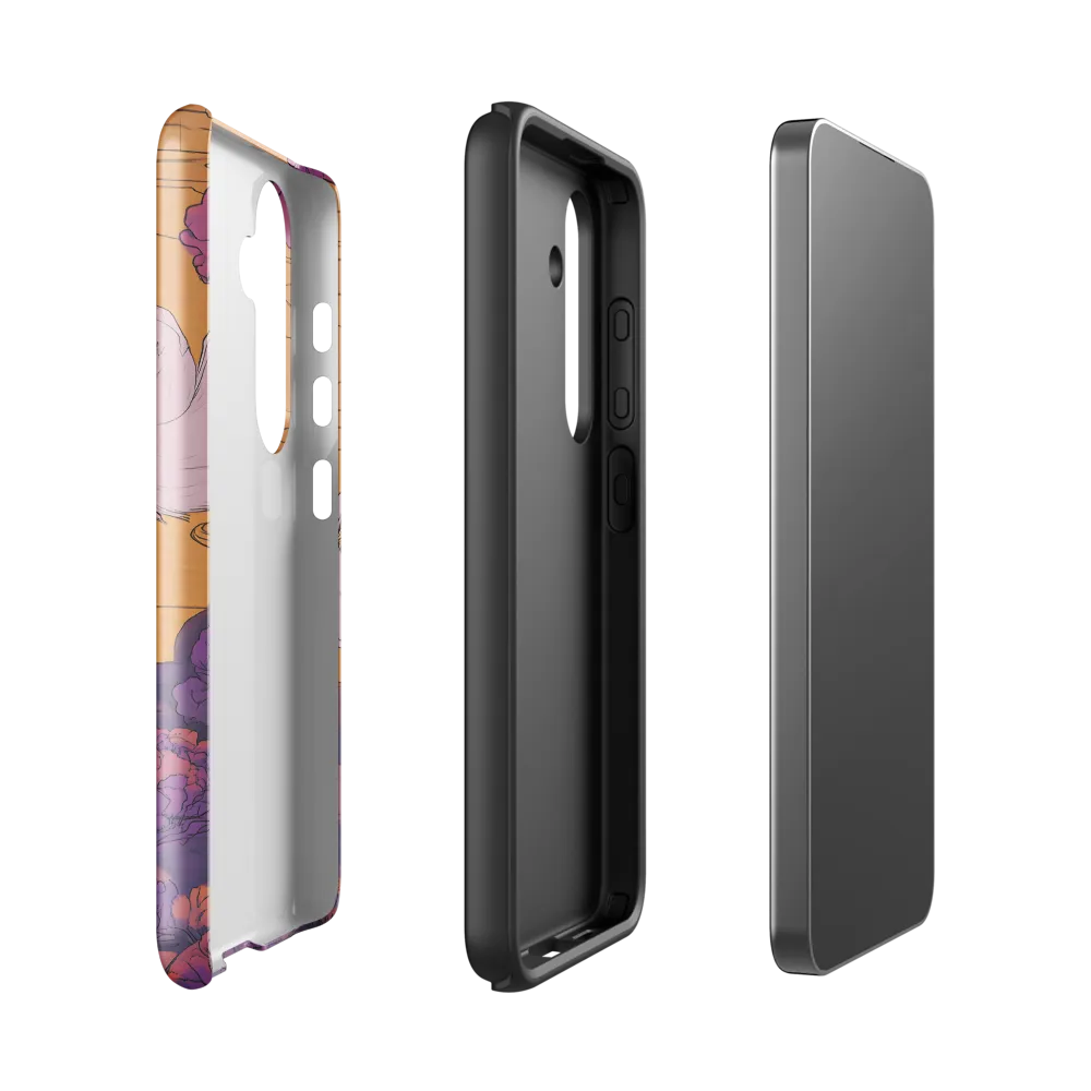 Whispers of the Violet Dawn | Phone Case |  S24 | Tough Case | Glossy