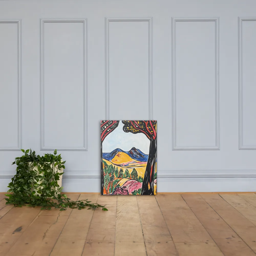 Vibrant Nature's Embrace | Canvas | 18″×24″