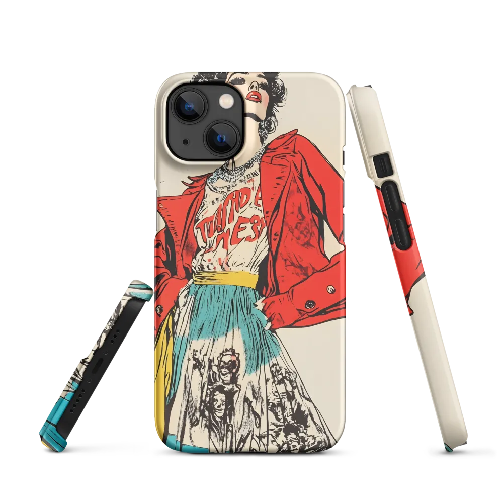 Vibrant Elegance: A Pop Art Fashion Statement