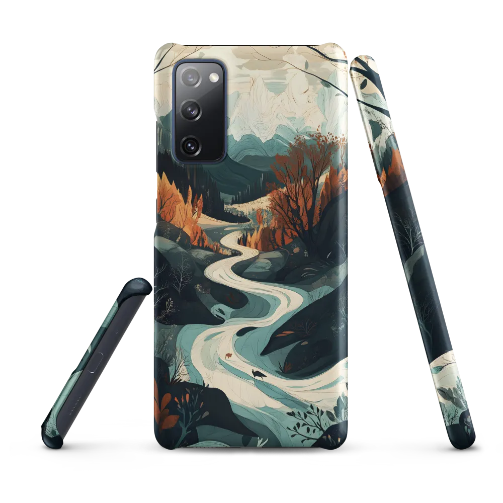 Winding Serenity: A Digital Landscape