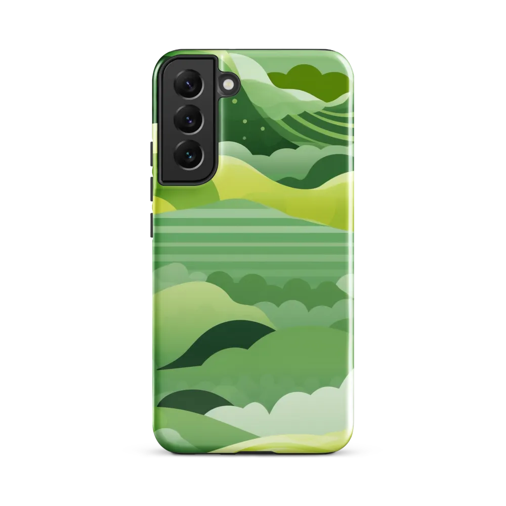 Tranquility in Green Waves