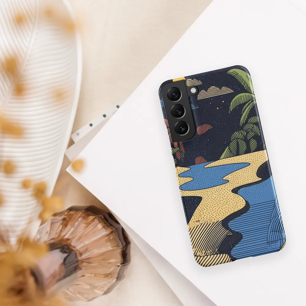 Whimsical Nightscape | Phone Case |  S22 Plus | Snap Case | Matte