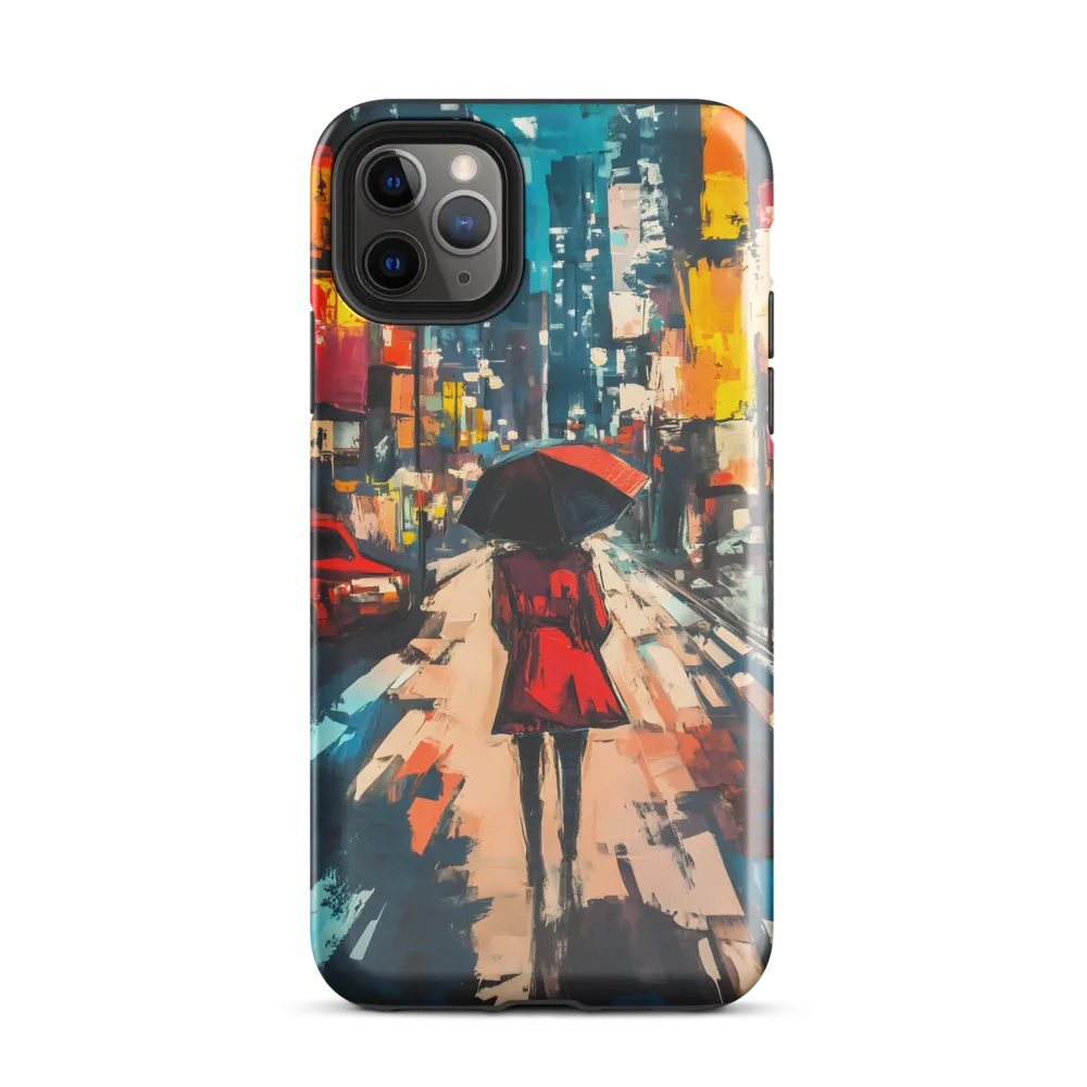 Urban Reflections on a Rainy Night | Phone Case |  11 Pro Max | Tough Case | Glossy