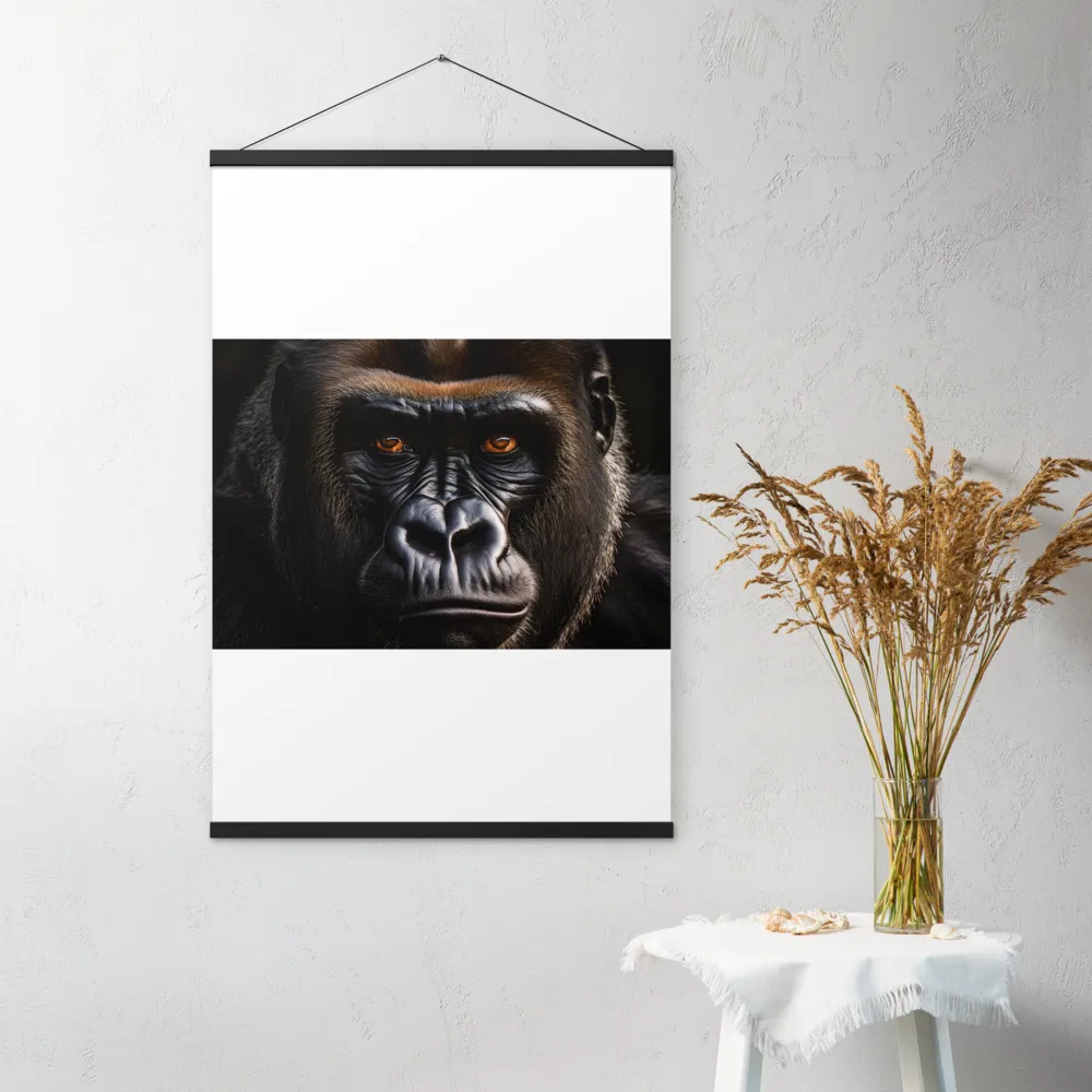 Majestic Gaze | Poster With Black Wood Hanger | 24″×36″