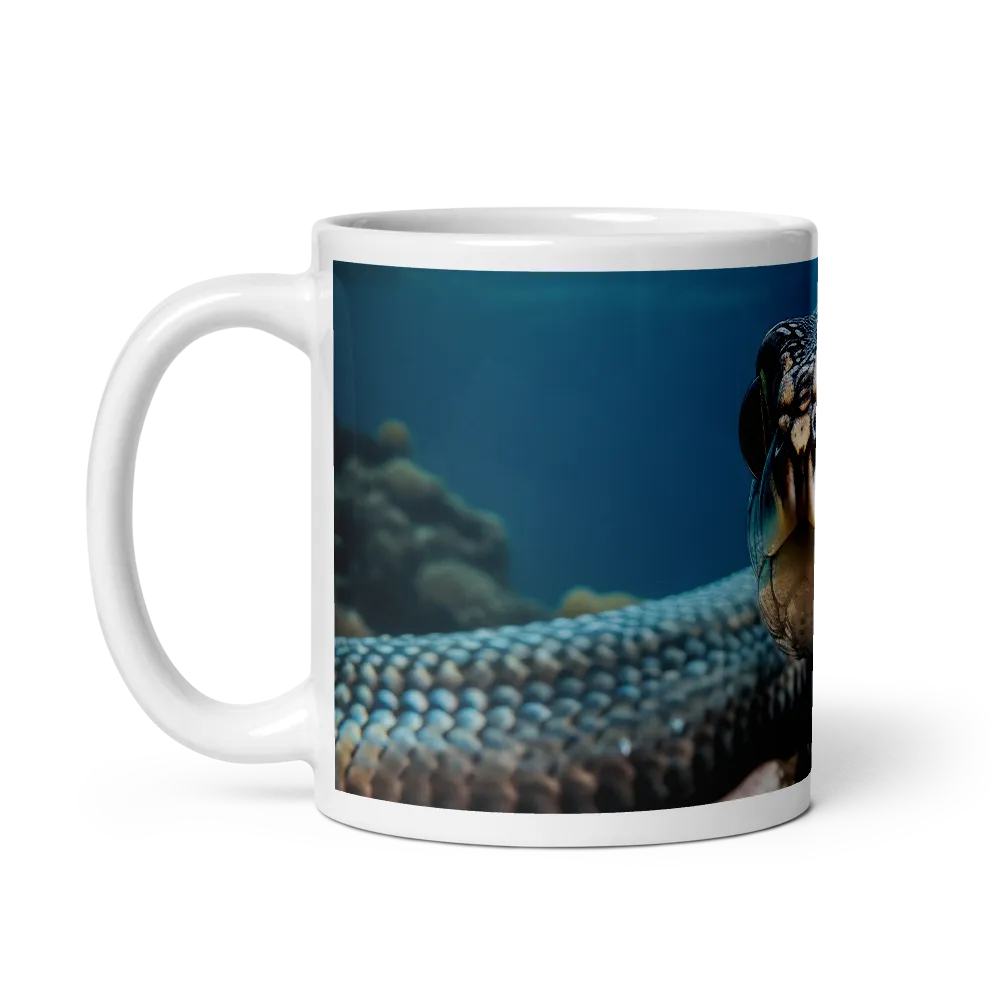 Underwater Majesty: The Serpent's Gaze | Mugs | Multiple Sizes & Colors