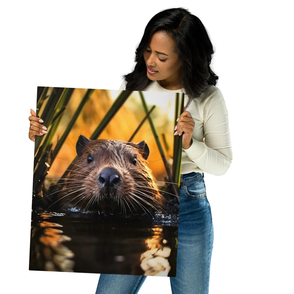 Beaver Serenity: A Natural Portrait