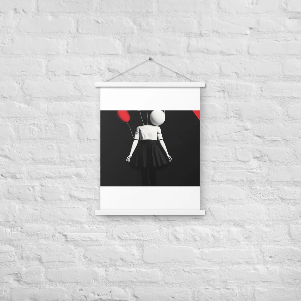 Suspended in Mystery | Poster With White Wood Hanger | 18″×24″