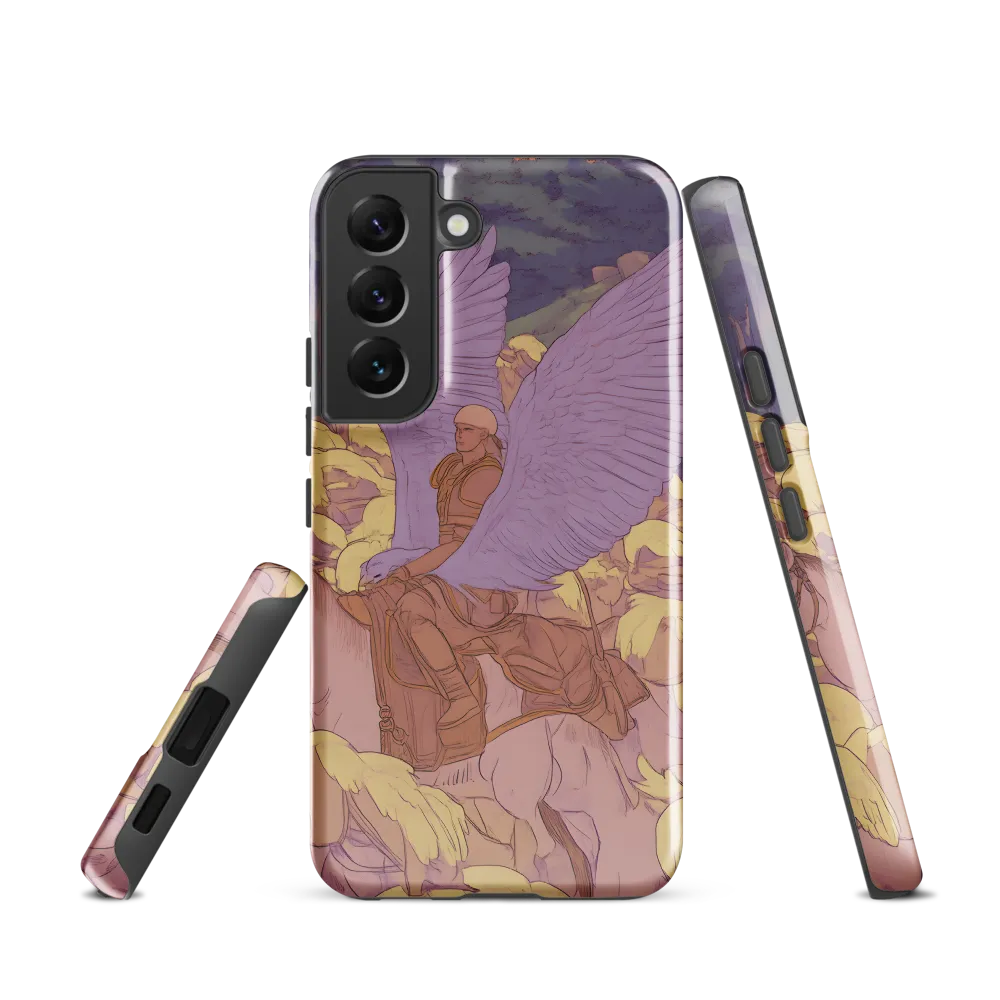 The Winged Guardian | Phone Case |  S22 | Tough Case | Glossy