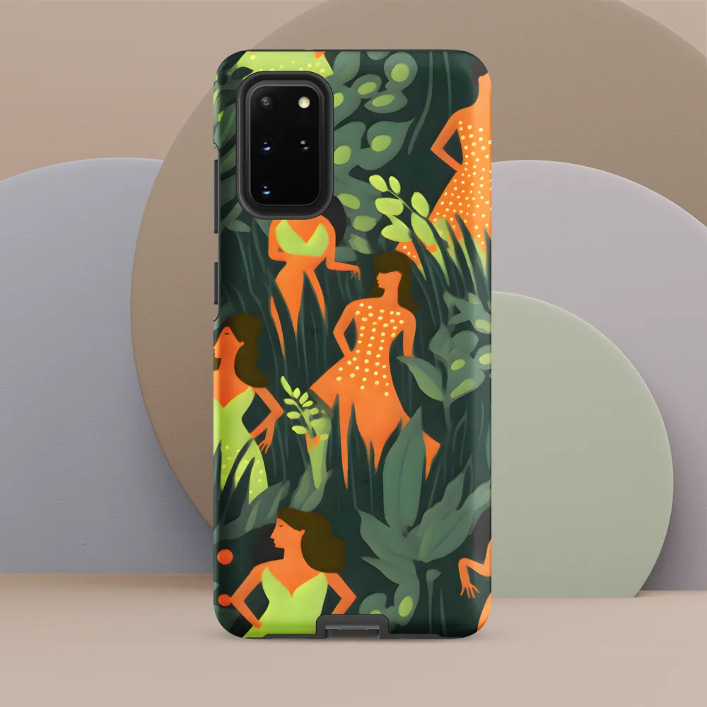 Playful Harmony in Patterns | Phone Case |  S20 Plus | Tough Case | Matte