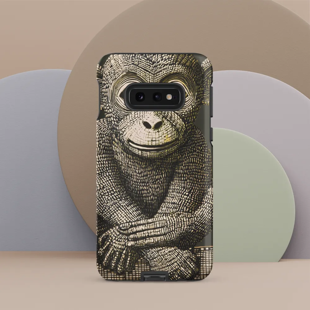 Intricate Primate Portrait