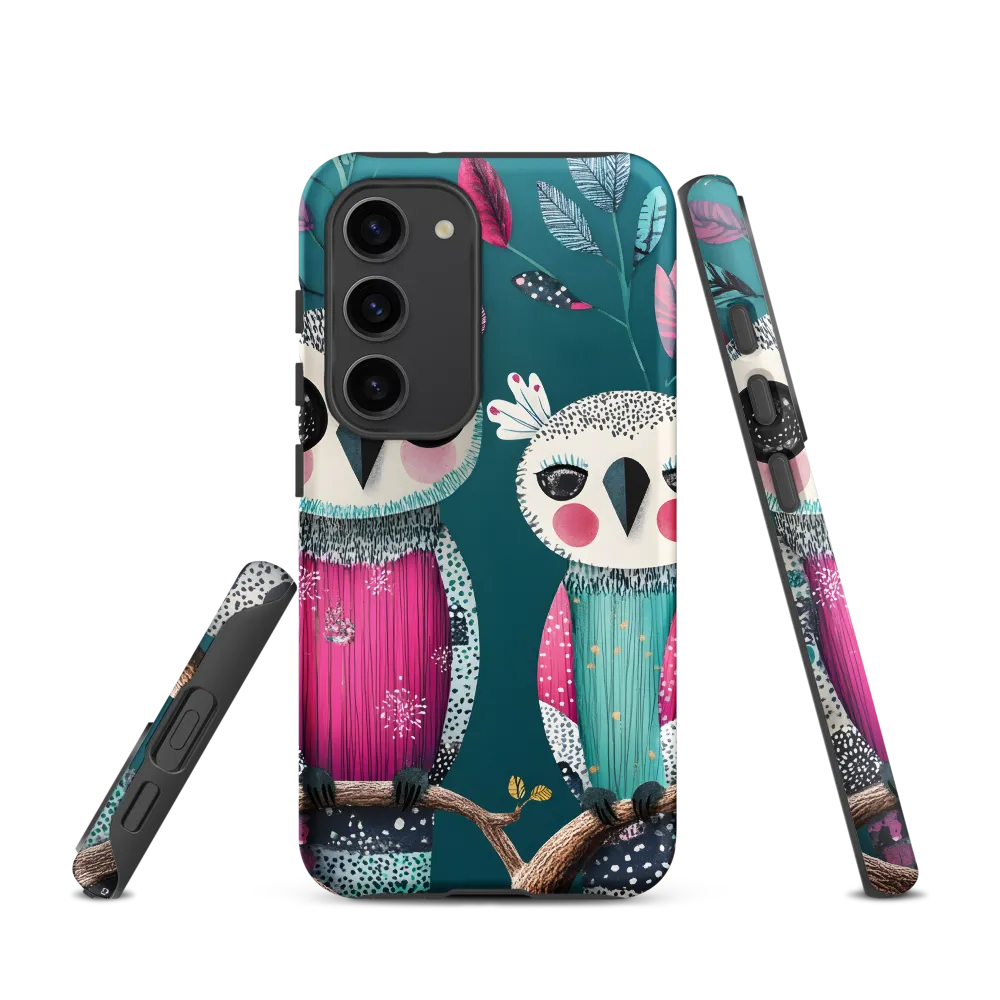 Whimsical Duo: A Celebration of Nature and Color
