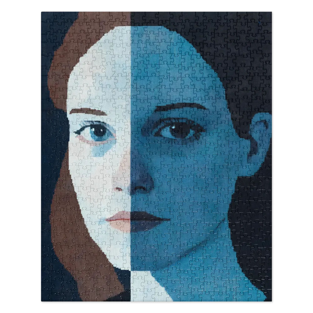 Duality in Blue | Jigsaw Puzzle | 520 pieces