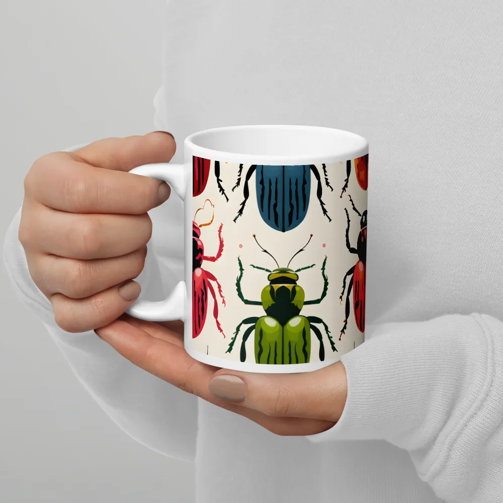 Beetle Mosaic: A Colorful Exploration of Insects | Mugs | Multiple Sizes & Colors