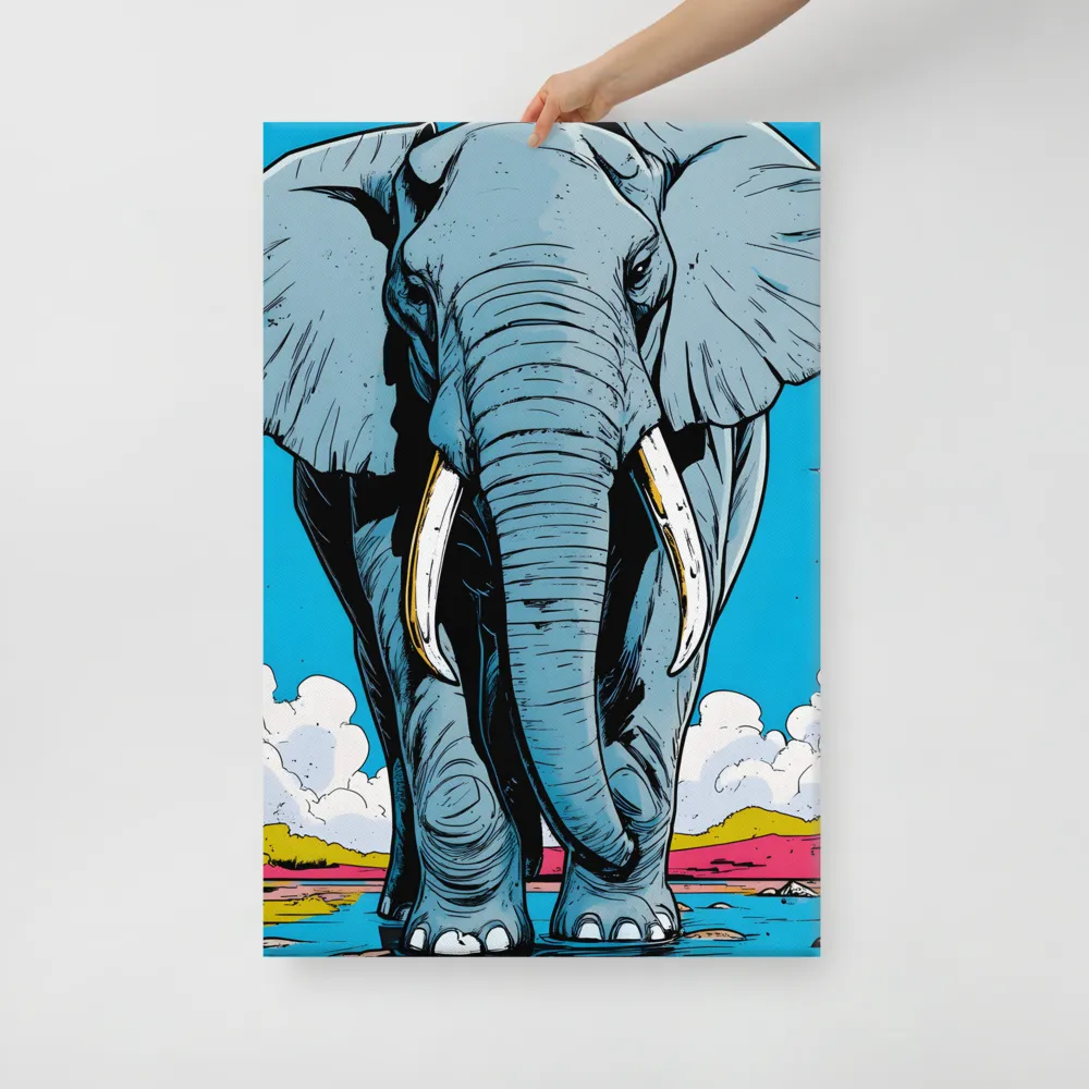 Majestic Presence: The Elephant | Canvas | 24″×36″