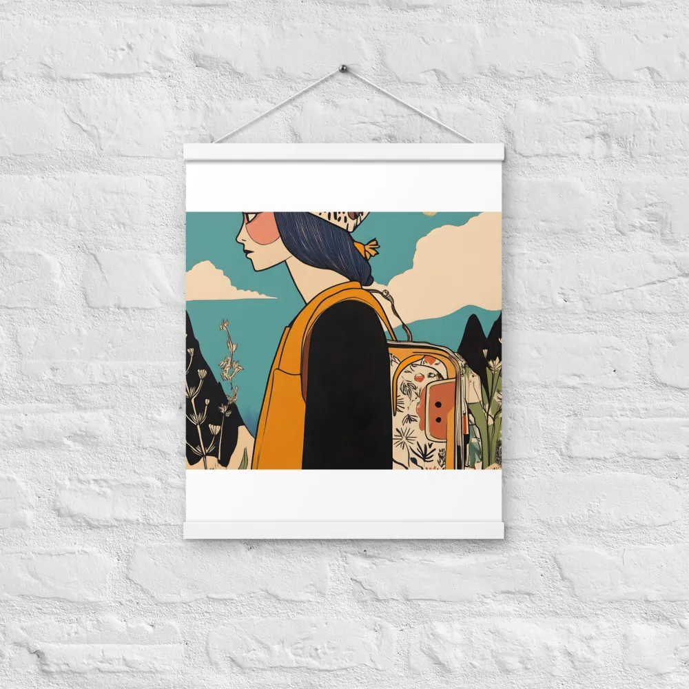Journey's Serenity | Poster With White Wood Hanger | 16″×20″