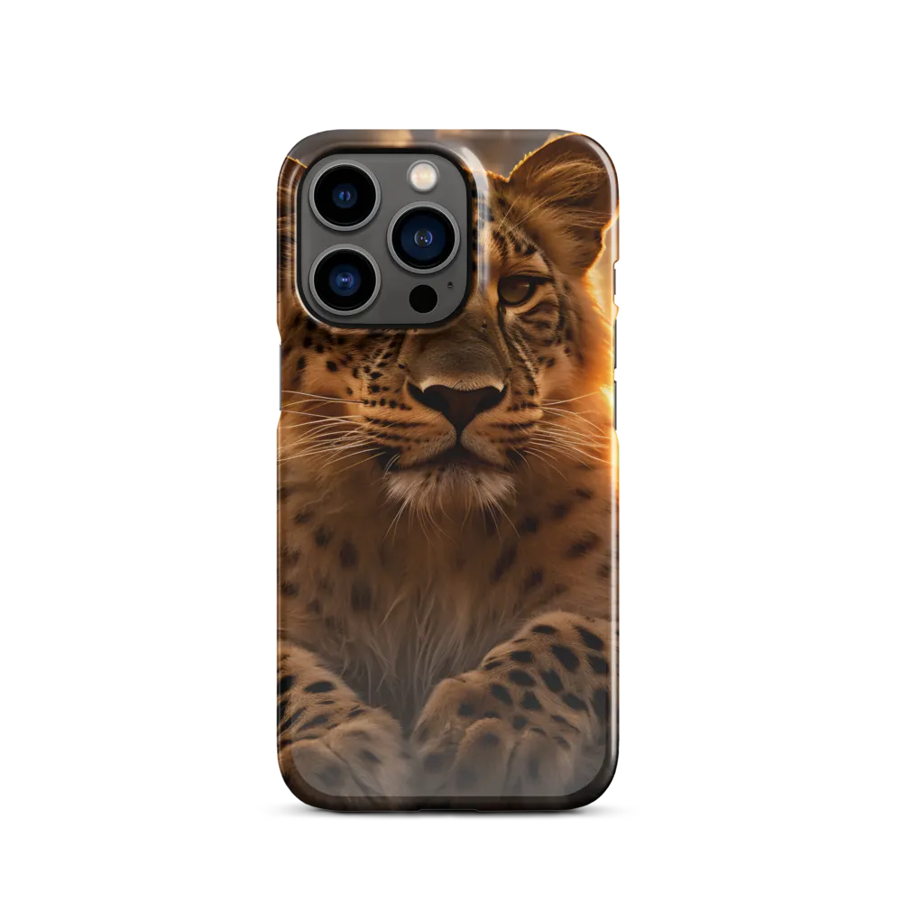 Regal Presence: The Leopard at Sunset