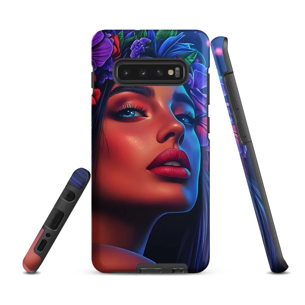 Radiance of the Floral Queen | Phone Case |  S10 Plus | Tough Case | Matte
