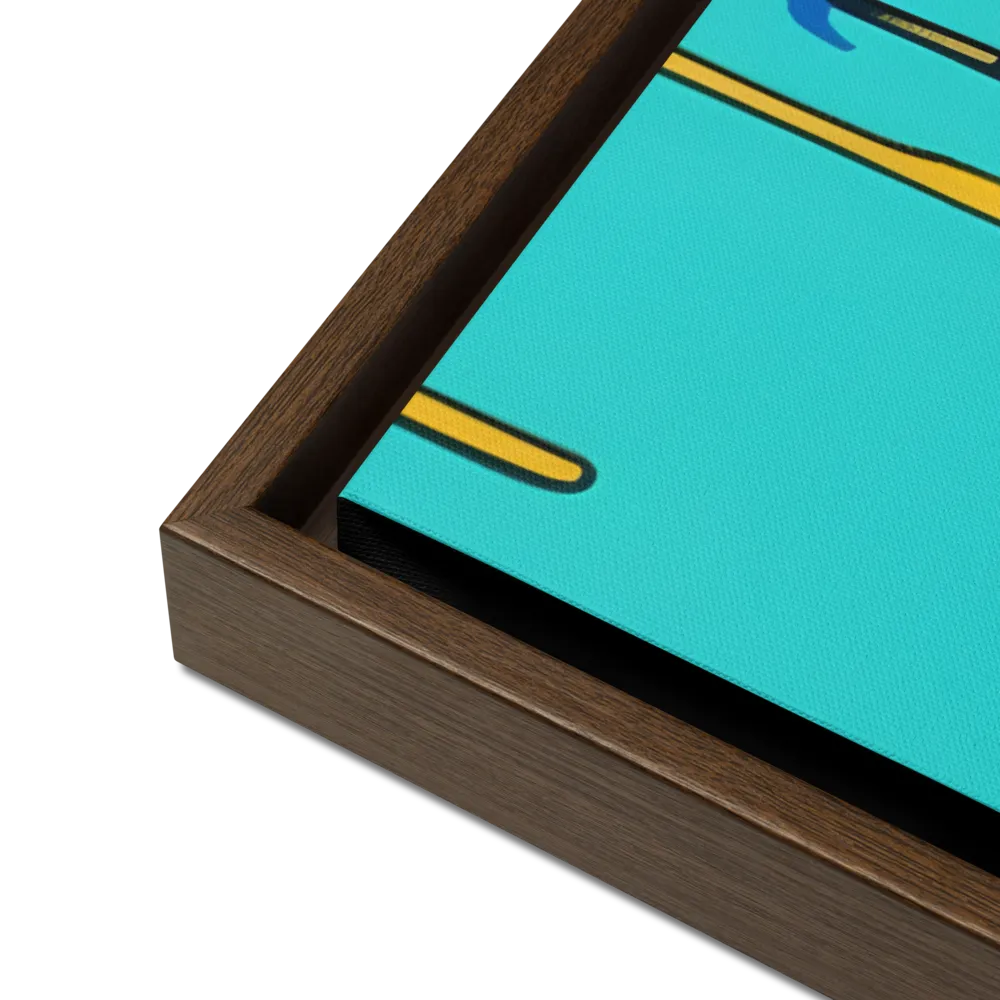 The Artist Within | Canvas with Brown Frame | 24″×36″