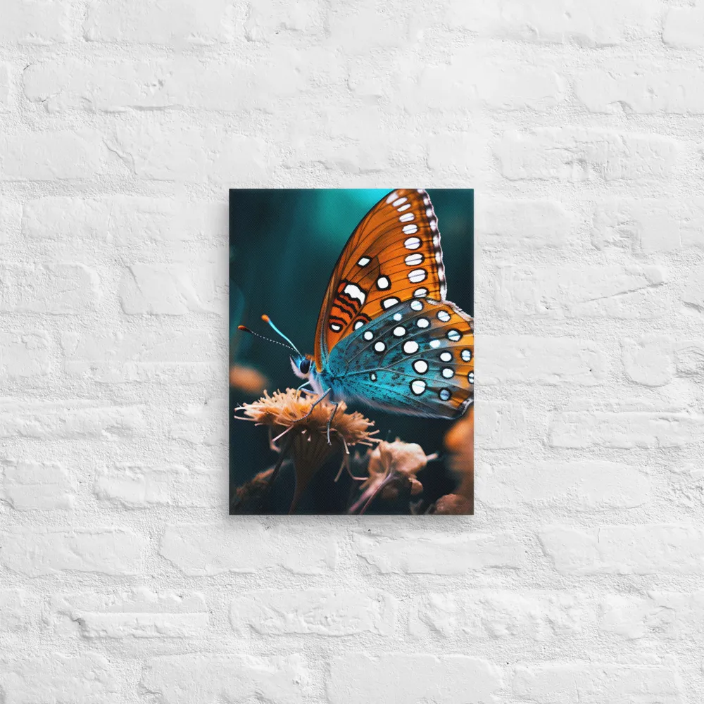 Whispers of Color: The Butterfly's Embrace