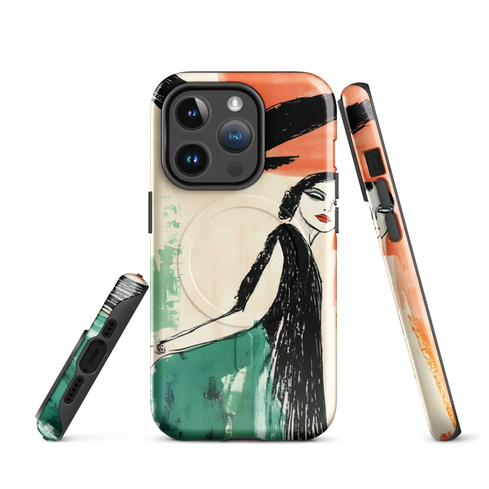 Elegance in Flight | Phone Case |  14 Pro | MagSafe® Tough Case | Glossy