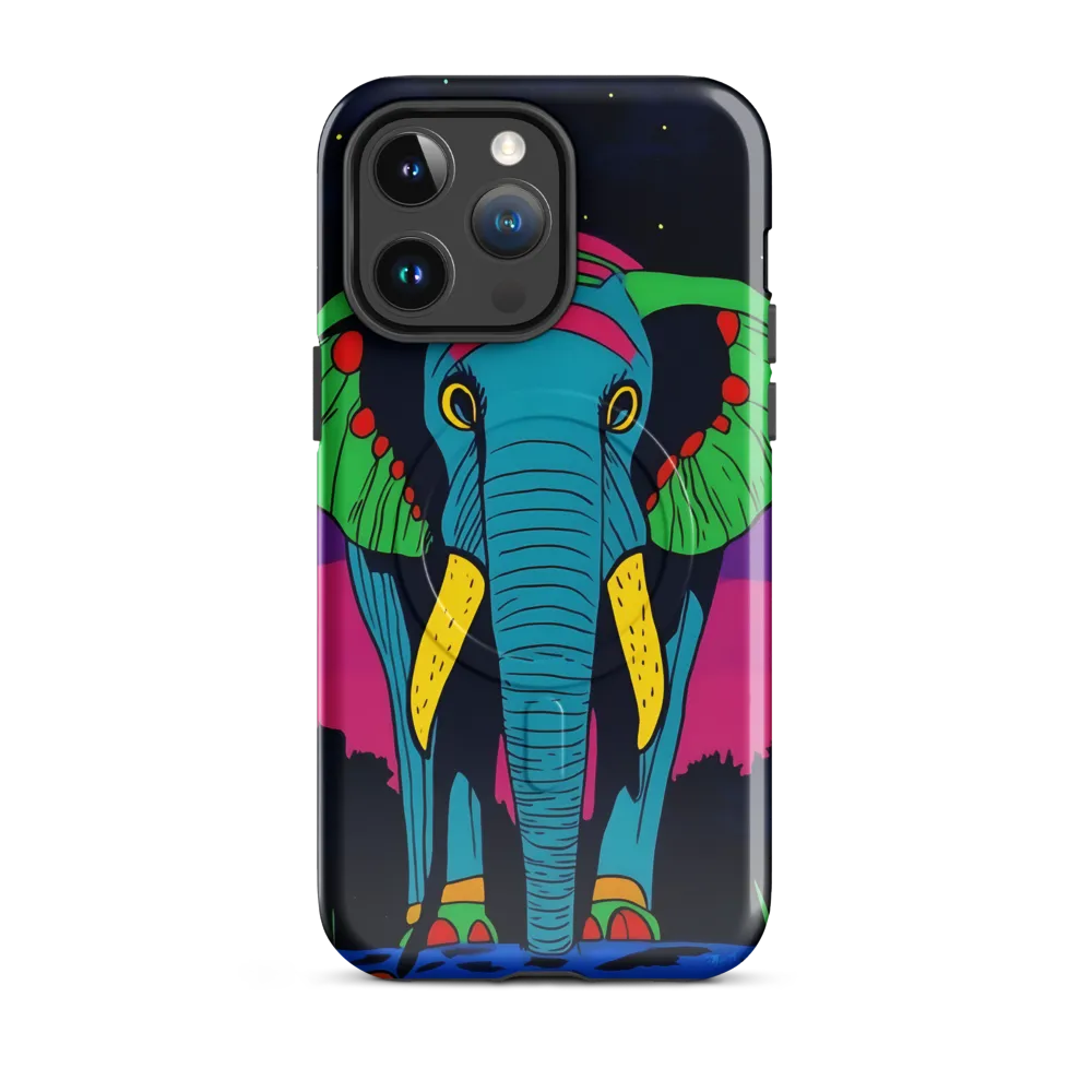 Whimsical Majesty: The Vibrant Elephant