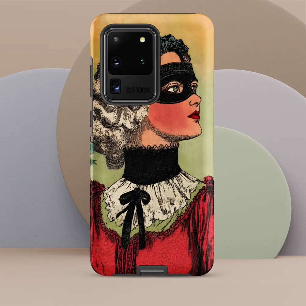 Masked Elegance | Phone Case |  S20 Ultra | Tough Case | Matte
