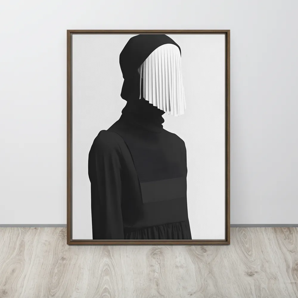Veil of Mystery | Canvas with Brown Frame | 24″×32″
