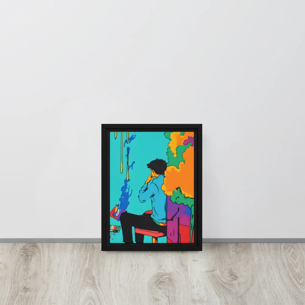 The Artist Within | Canvas with Black Frame | 9″×12″
