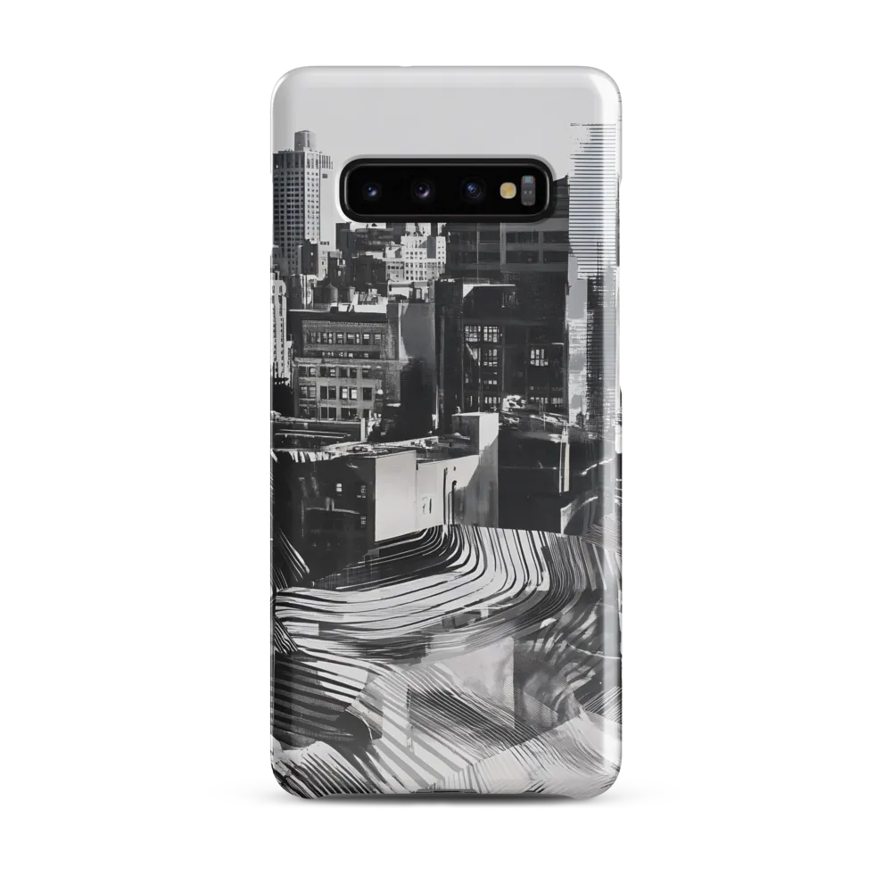 Urban Rhythm in Black and White | Phone Case |  S10 Plus | Snap Case | Glossy