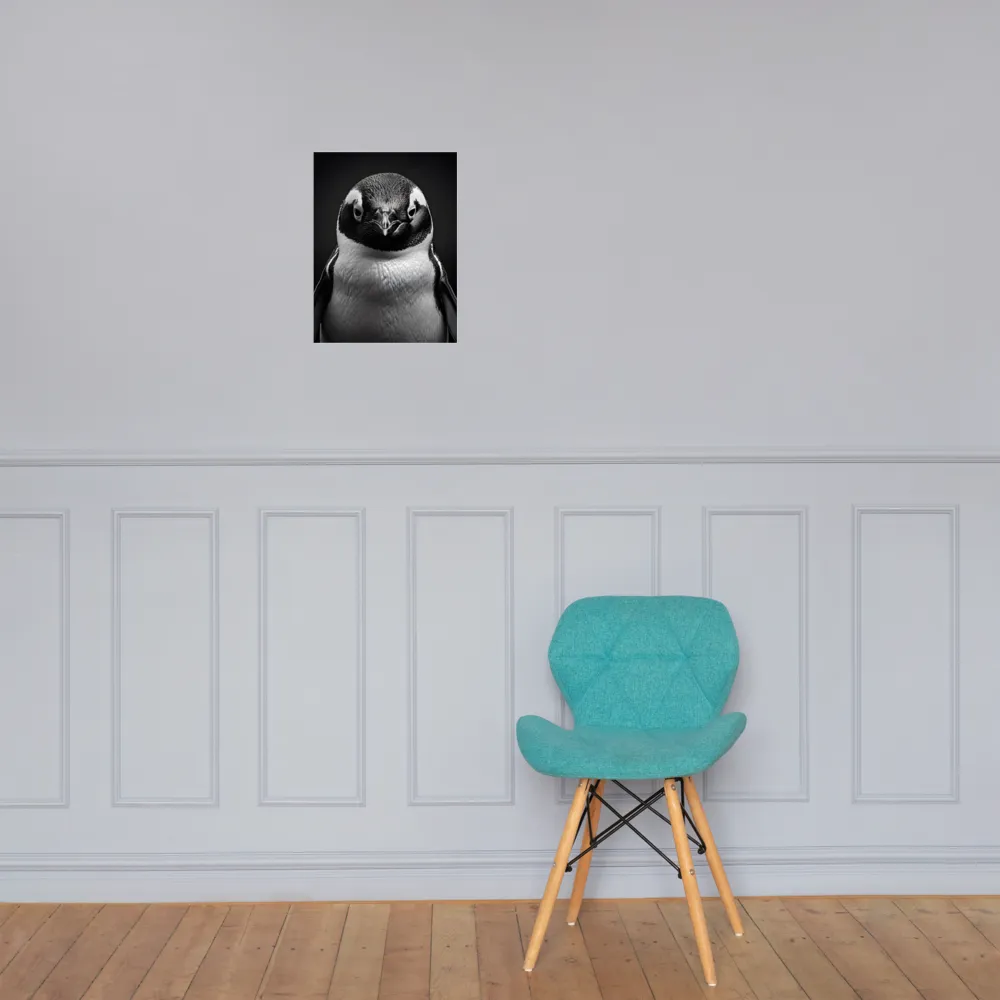 Majestic Penguin Portrait | Poster | 12″×16″