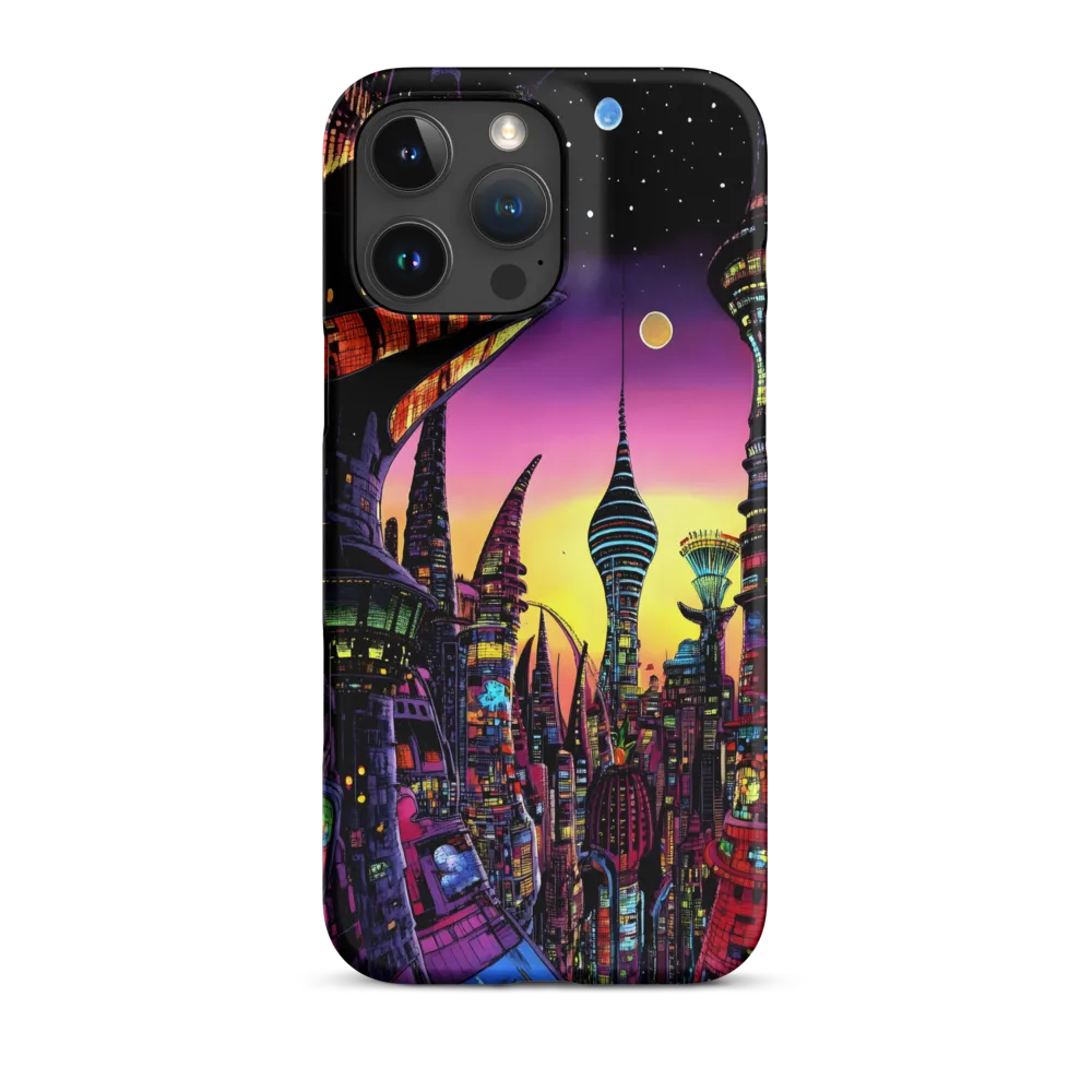 Futuristic Cityscape at Dusk