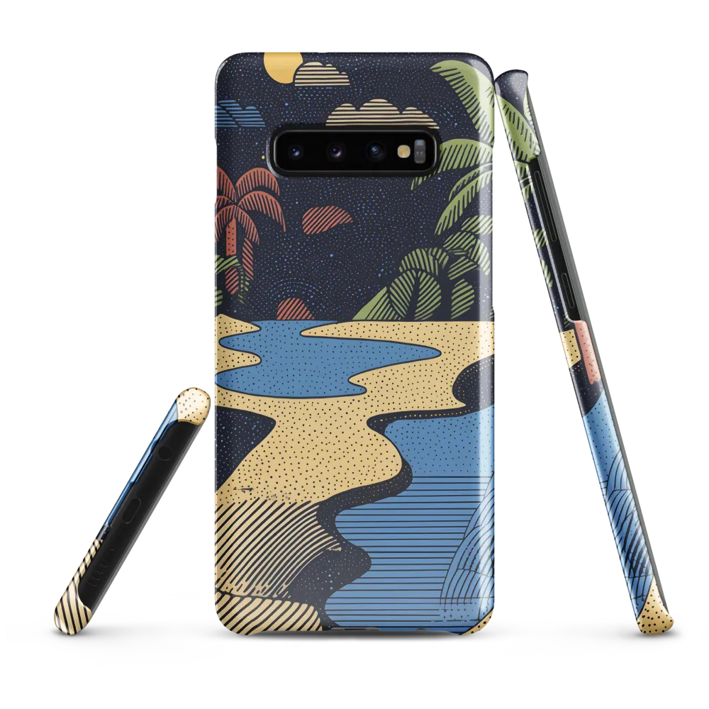 Whimsical Nightscape | Phone Case |  S10 Plus | Snap Case | Glossy