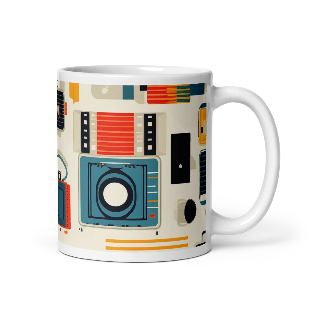 Retro Camera Collection: A Nostalgic Journey | Mug with White inside | 11 oz